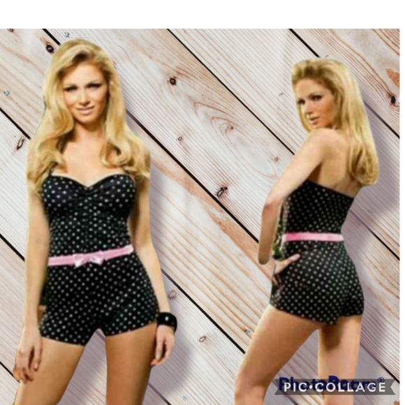 O/S Dreamgirl Retro Romper - Picture 4 of 10